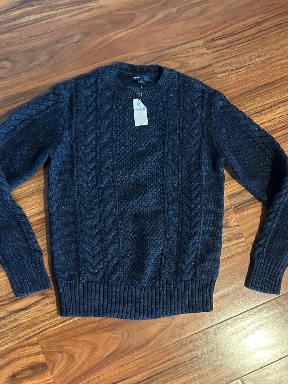 NWT gap kids blue knit sweater boys size large 10